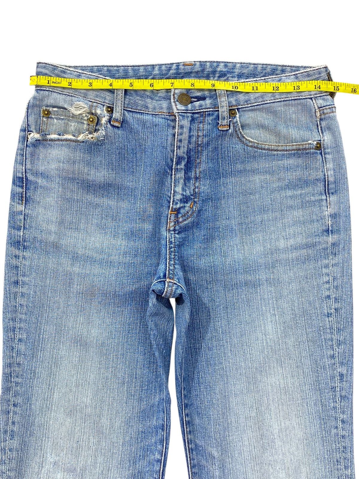 Uniqlo UNIQLO Faded Blue Wash Style Flare Jeans Size US 30 / EU 46 - 9 Thumbnail