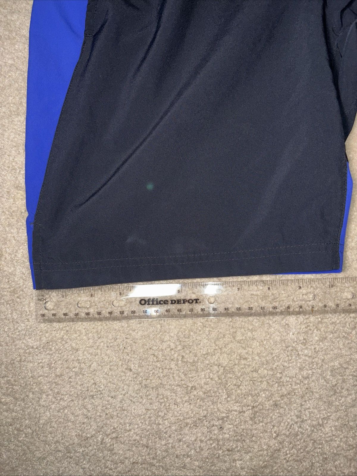 Nike Nike Dri-Fit Mens Small Black Blue Training Shorts Size US 30 / EU 46 - 5 Thumbnail
