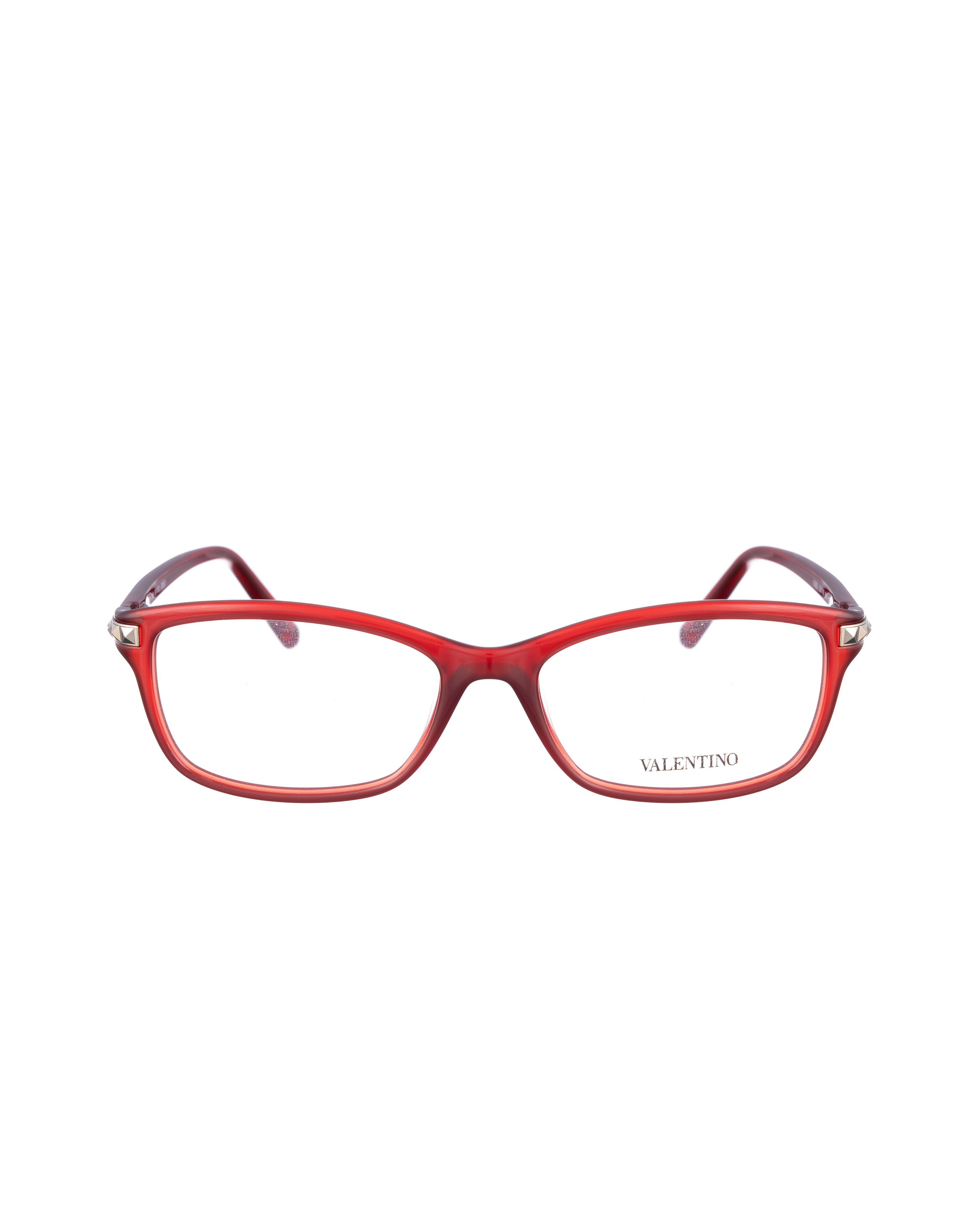 Valentino Valentino 00s Red Nerdy Glasses with Studs Size ONE SIZE - 2 Thumbnail