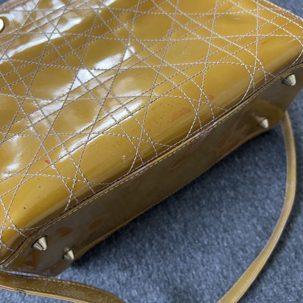 Christian Dior Monsieur Christian dior lady dior cannage patent bag Size ONE SIZE - 10 Thumbnail