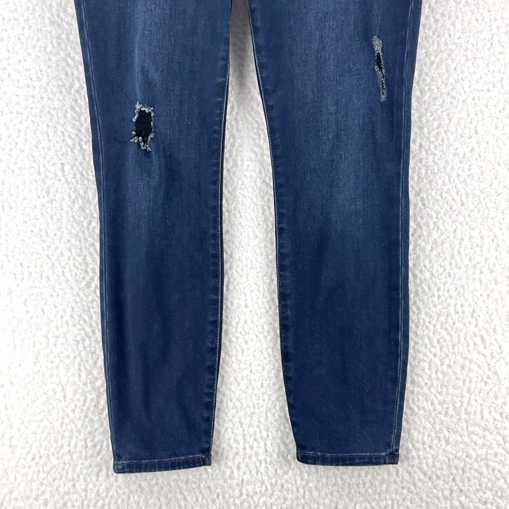 Vintage KUT from the Kloth Blue Denim Skinny Jeans Womens Mid-Rise Size 8 Size 30" / US 8 / IT 44 - 3 Thumbnail