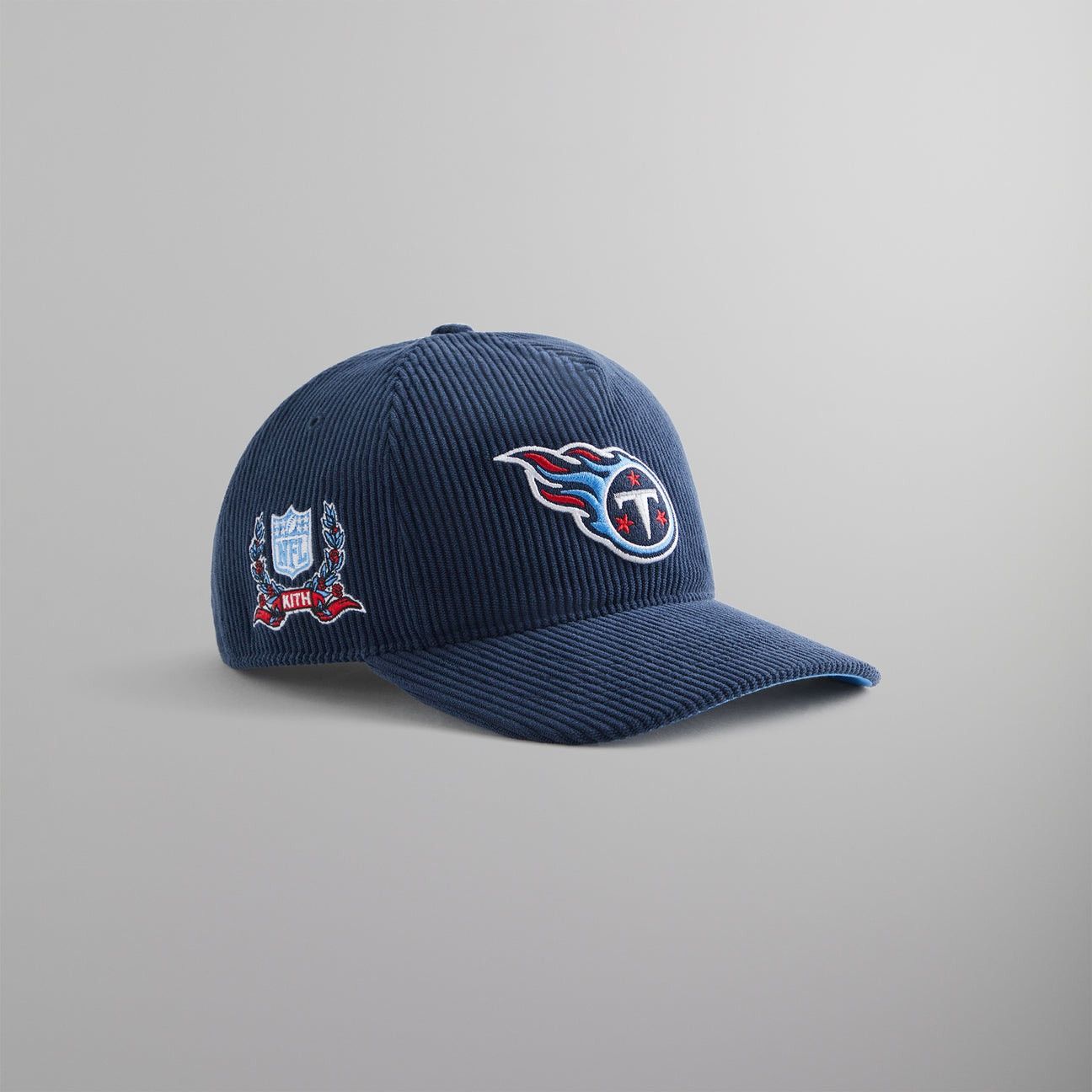 image of Kith x Nfl Titans ‘47 Hitch Snapback in Blue, Men's