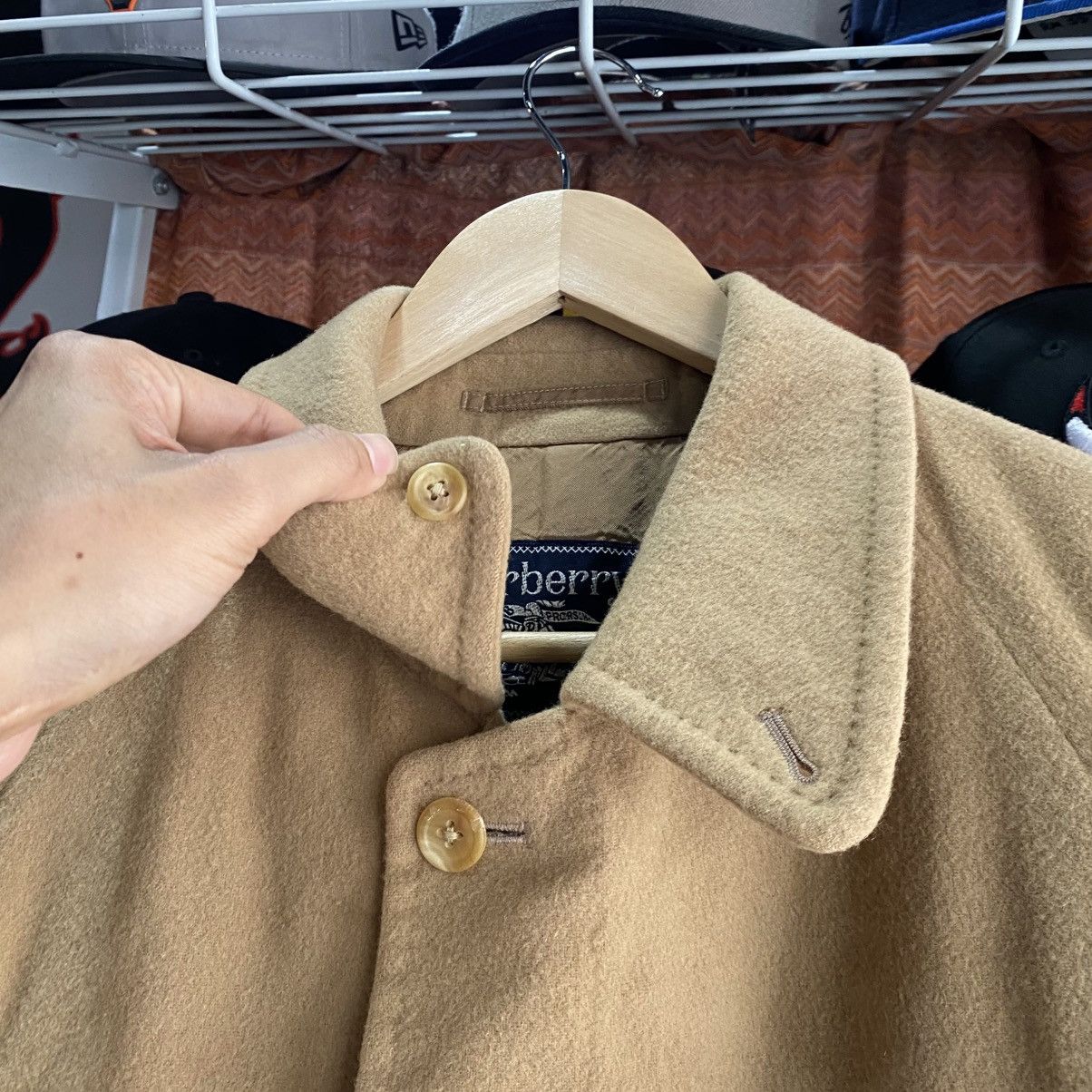 Burberry VINTAGE Burberry Wool Car Coat Beige L Size US L / EU 52-54 / 3 - 9 Thumbnail