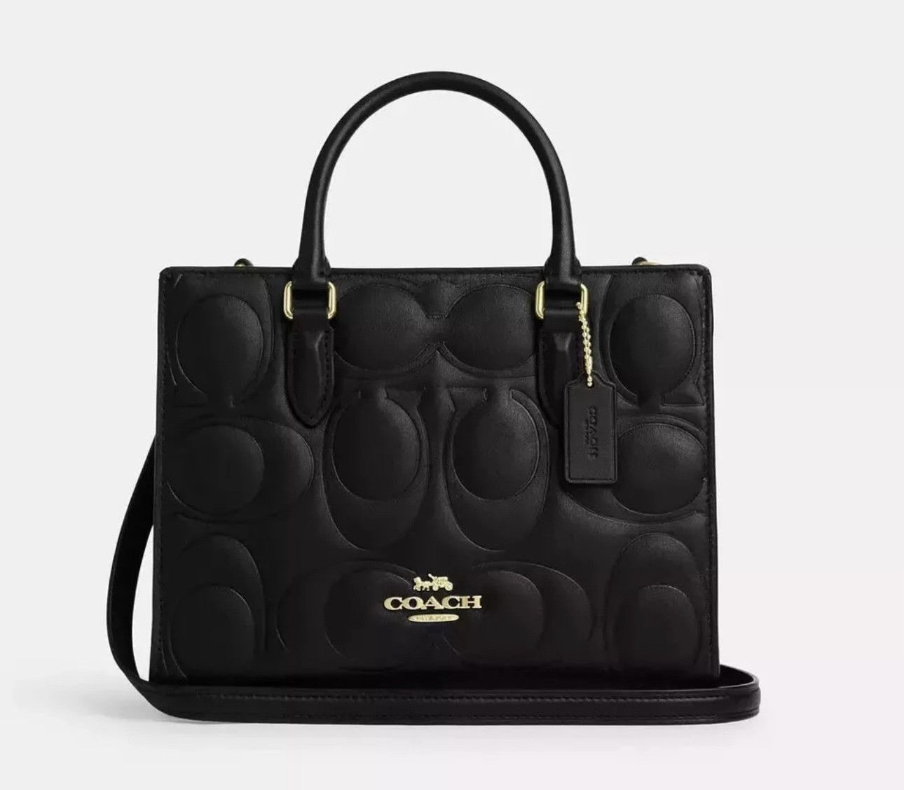 Coach NWT Coach Maggie Small Tote Bag In Signature Leather CY670 Size ONE SIZE - 4 Thumbnail