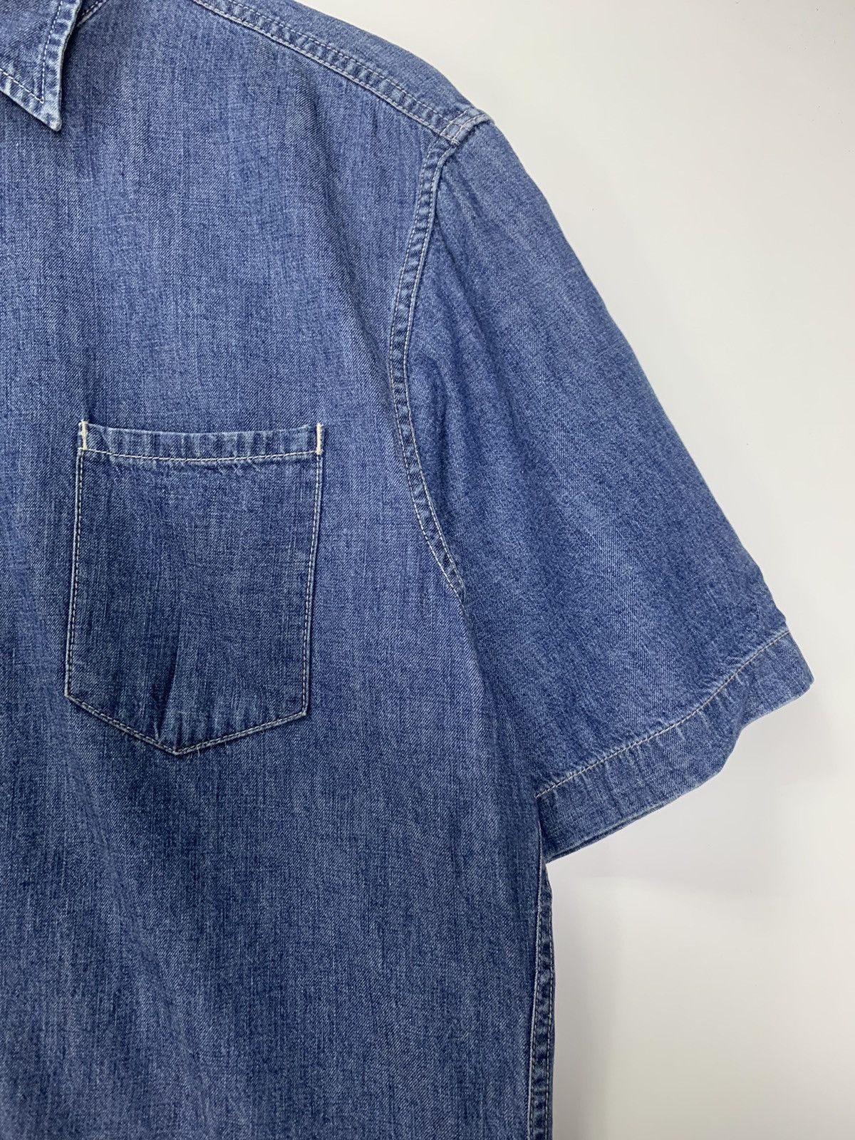Uniqlo × Vintage Vintage Uniqlo clip button denim shirt Size US M / EU 48-50 / 2 - 5 Thumbnail