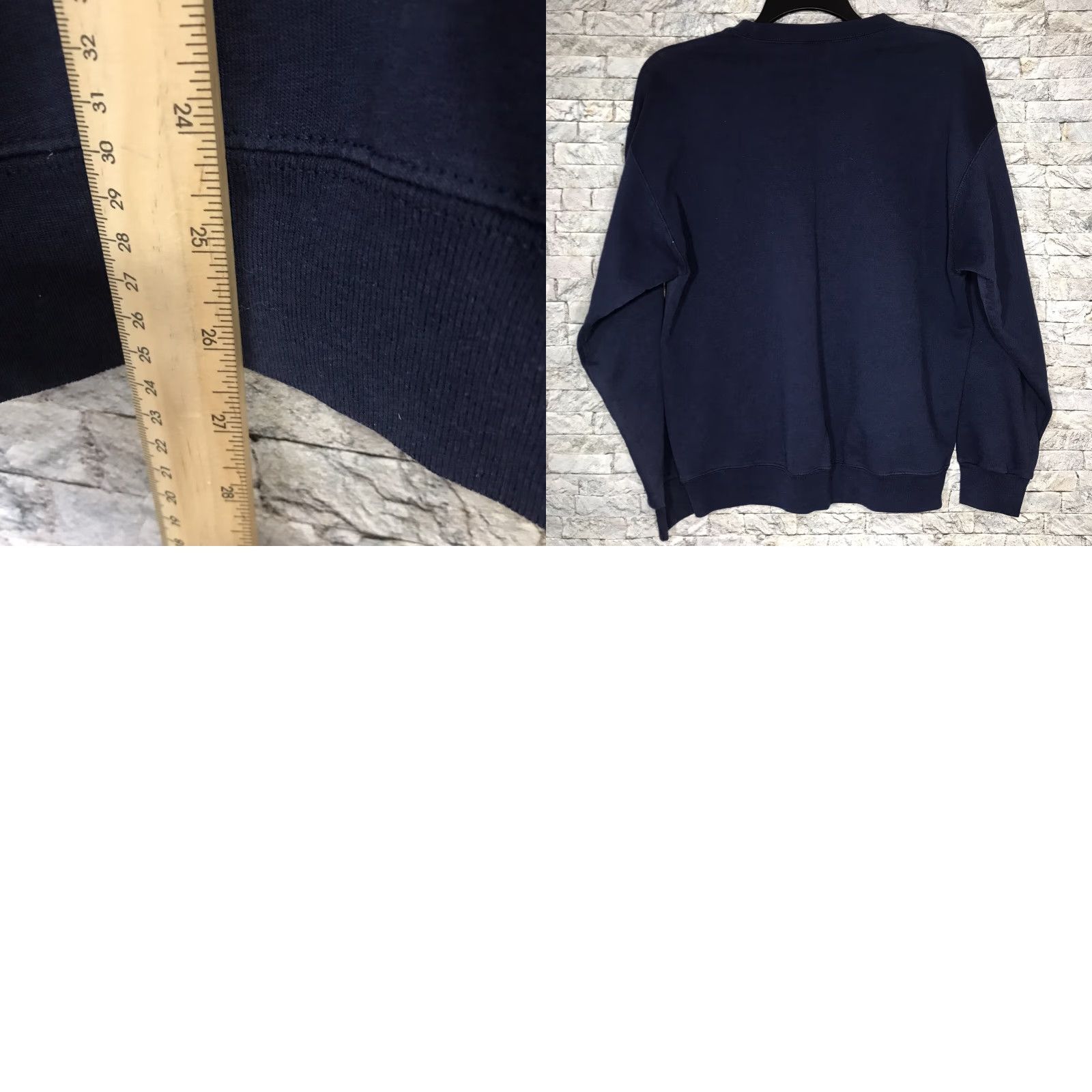 Starter VINTAGE Starter Heavyweight Navy Blue Pullover Crewneck Sweatshirt Men L Size US L / EU 52-54 / 3 - 8 Thumbnail
