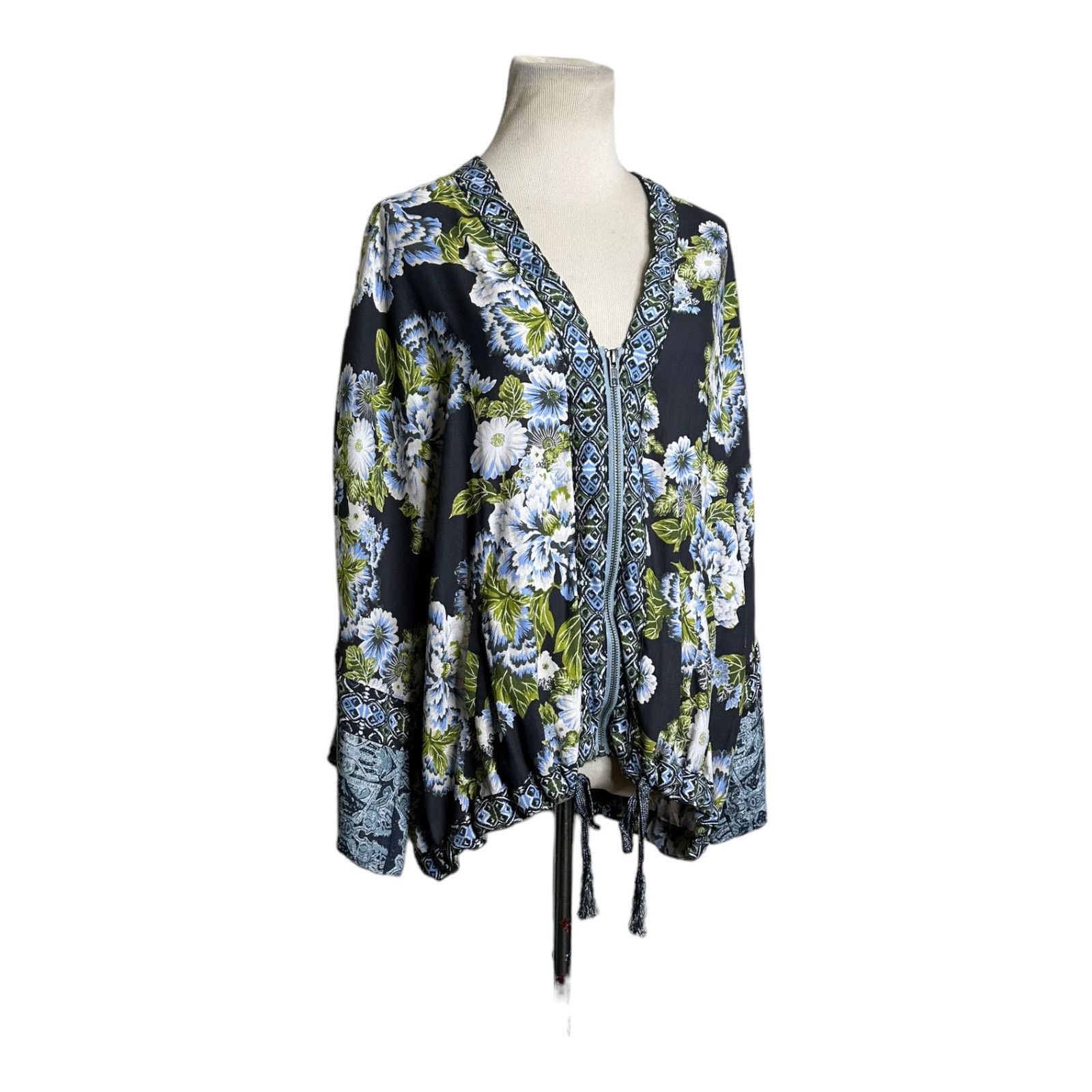 Free People Free People Wildflower Cinched Kimono Jacket Size XS/S Size S / US 4 / IT 40 - 10 Thumbnail