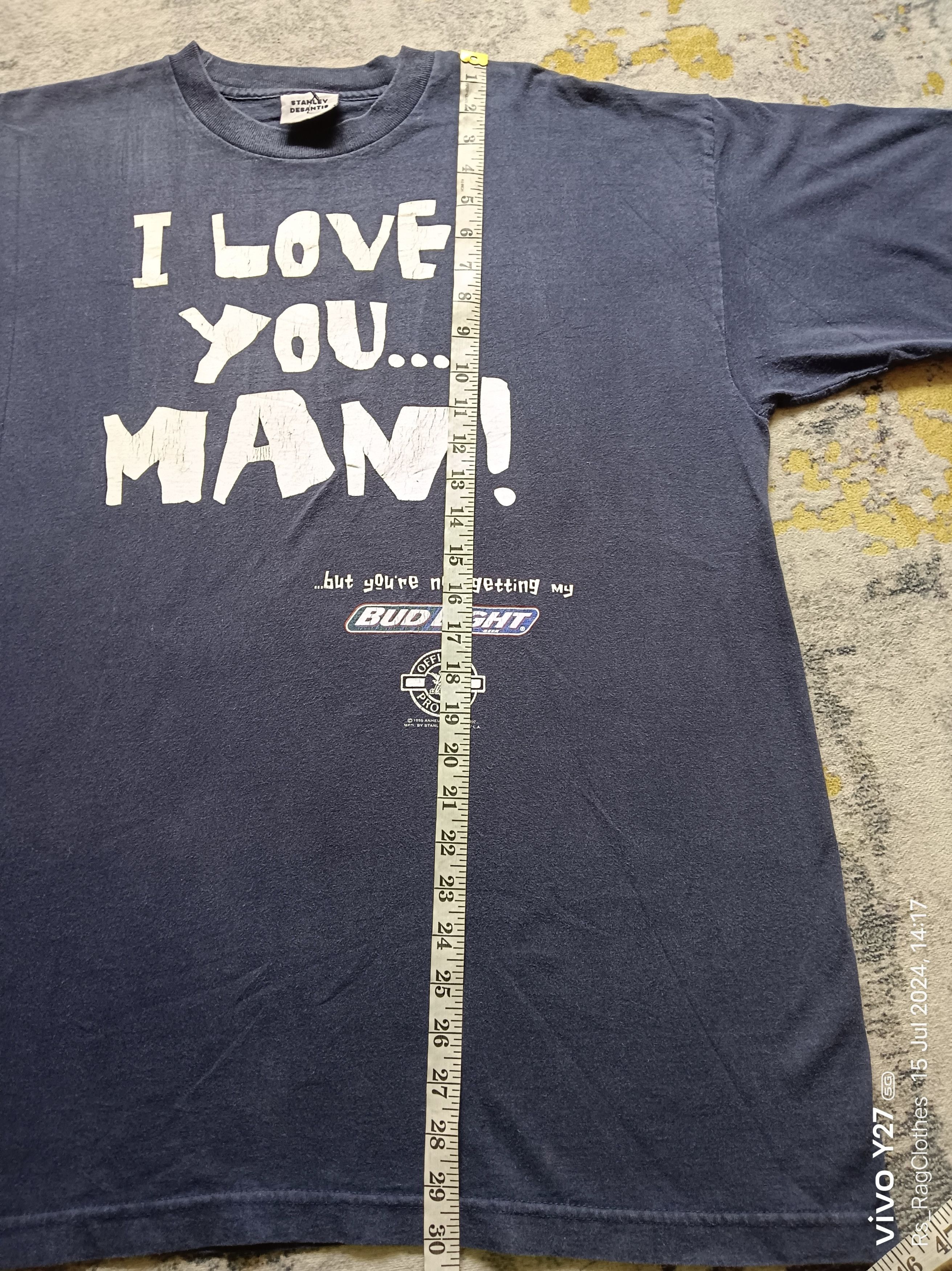 Vintage VINTAGE STANLEY DESANTlS BUD LIGHT Size US XL / EU 56 / 4 - 10 Thumbnail