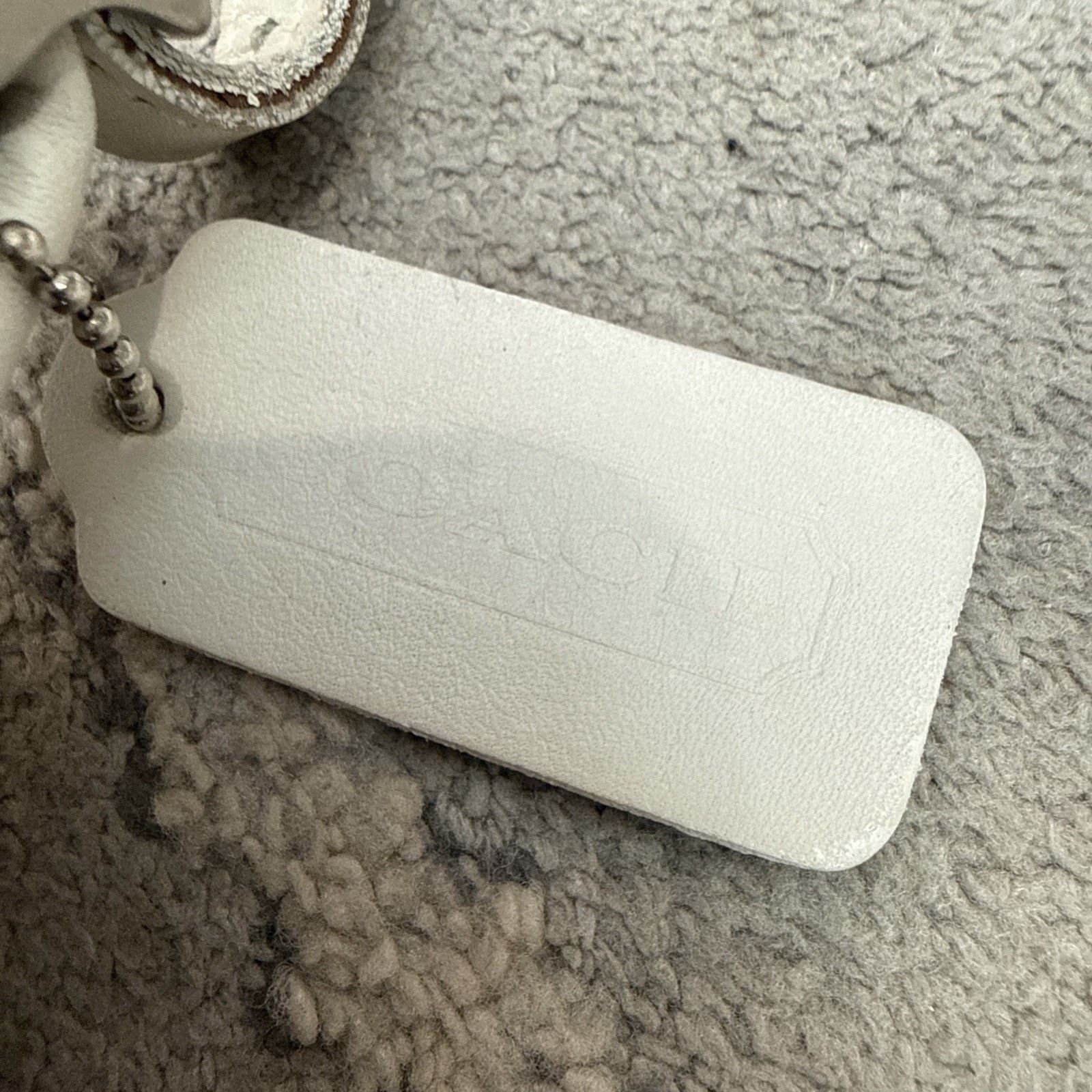 Coach COACH 9142 Vintage Leather Hippie Bag White With Hangtag Size ONE SIZE - 8 Thumbnail