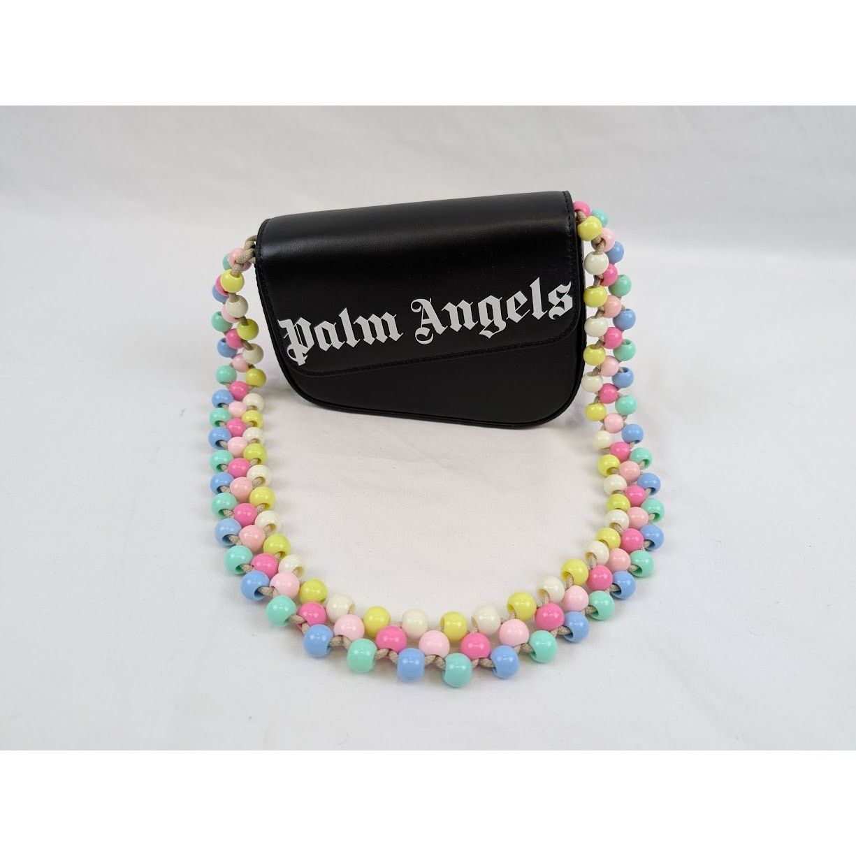 Palm Angels o1rshd1 Size: OS / Beads Strap Crash Bag in Black/White Size ONE SIZE - 8 Thumbnail