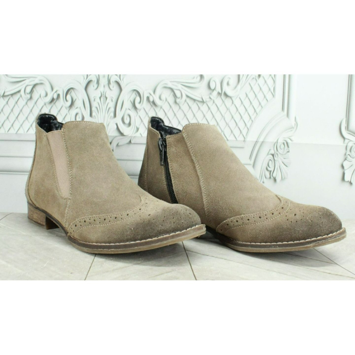 Chelsea Soccer × Other Remonte Side Zipper Wingtip Chelsea Ankle Boots Size US 6 / IT 36 - 4 Thumbnail