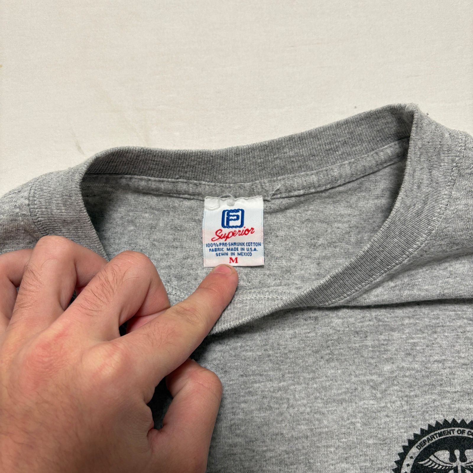 Other VTG 90's Department of Coroners LA County T-Shirt Gray M Size US M / EU 48-50 / 2 - 4 Thumbnail