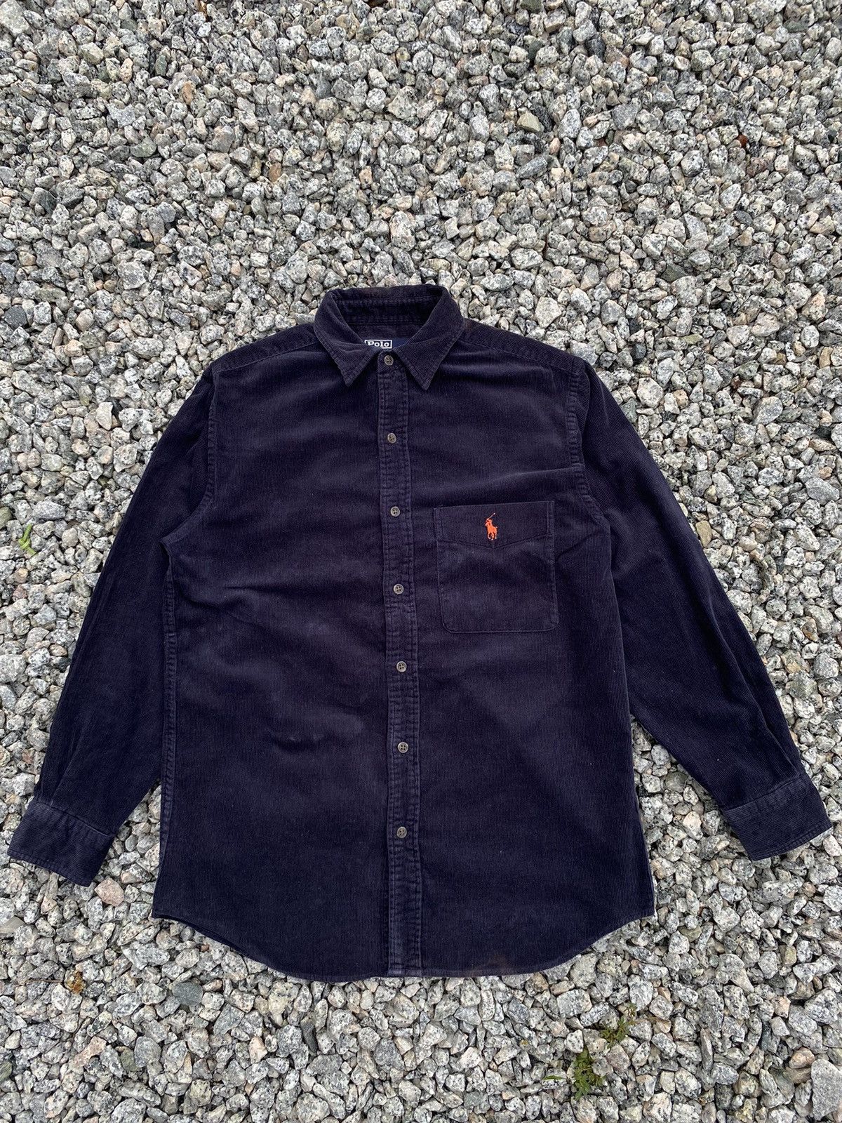 Polo Ralph Lauren Vintage Polo Ralph Lauren Corduroy Long Sleeve Sunfaded Size US M / EU 48-50 / 2 - 1 Thumbnail