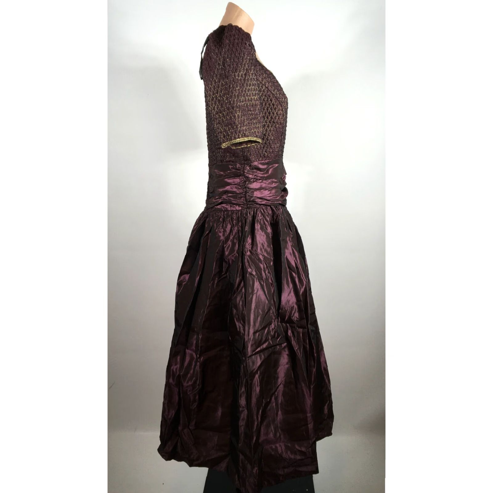 vintage ドレス ワンピース scott mclintock パープル vintage ドレス ワンピース scott mclintock パープル - メルカリ