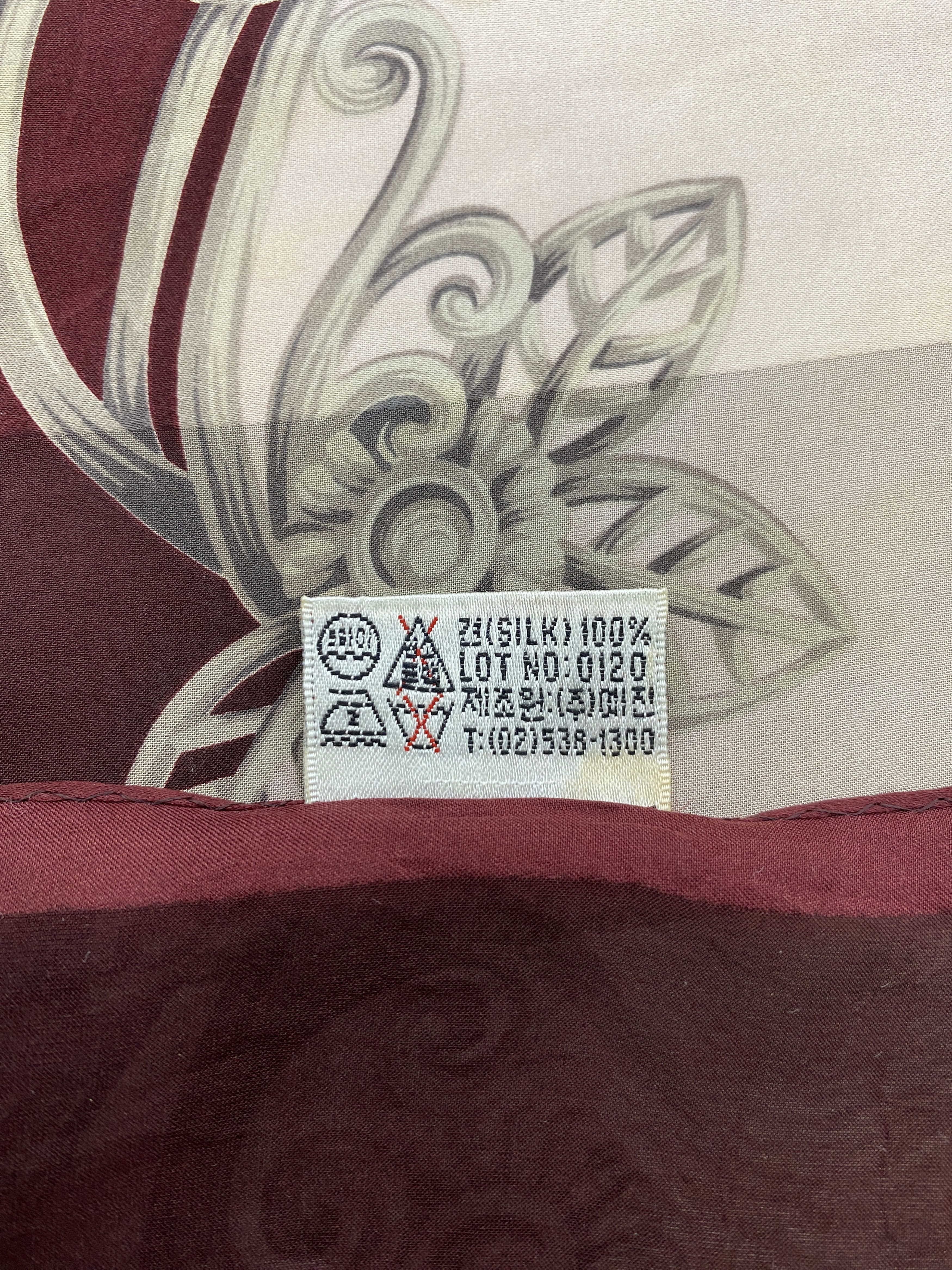 Designer × Pierre Balmain Pierre Balmain Silk Scarf / Muffler / Wrap / Scarves SN0002 Size ONE SIZE - 6 Thumbnail