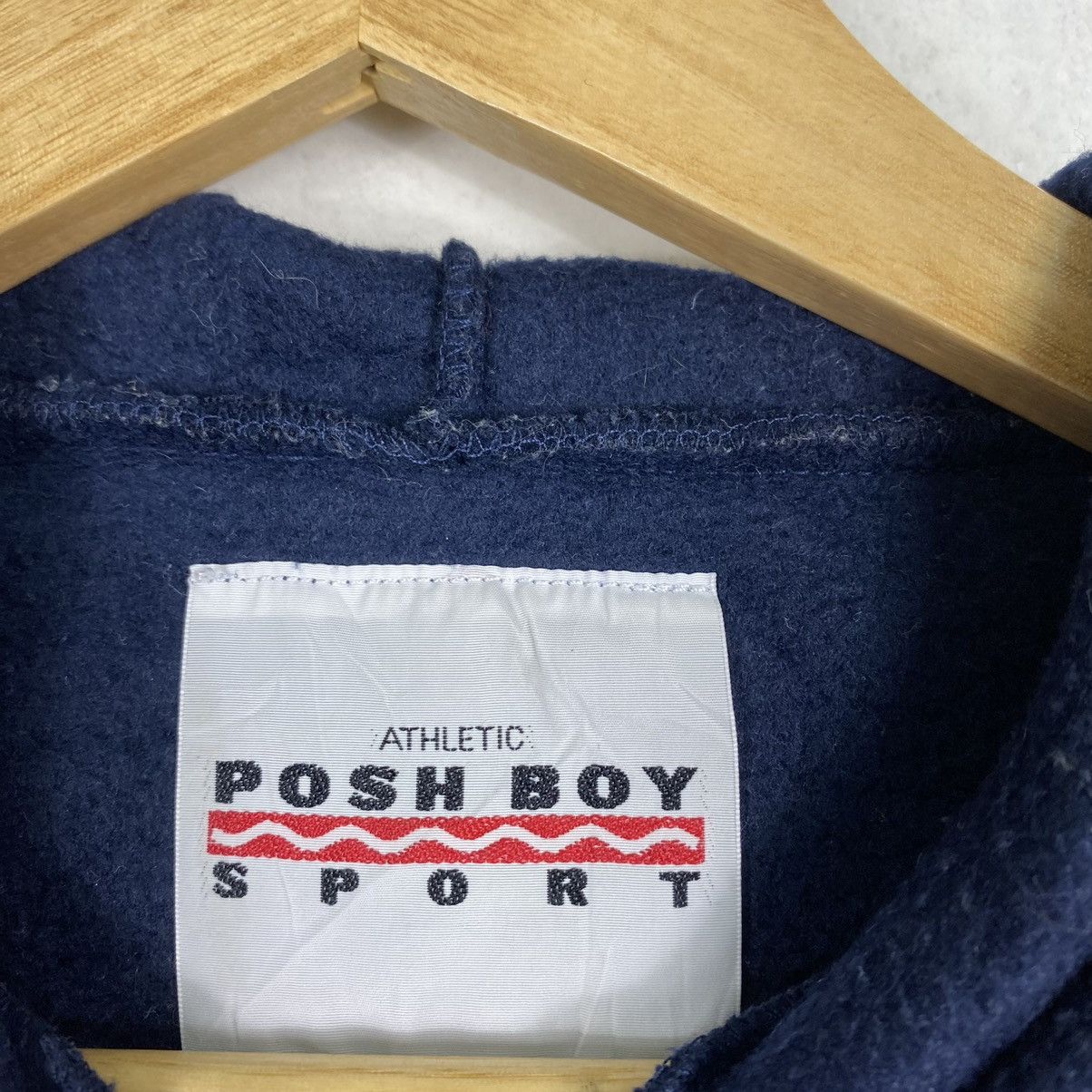 Japanese Brand POSH BOY SPORTS FULLZIP HOODIES FLEECE VEST Size US S / EU 44-46 / 1 - 9 Thumbnail