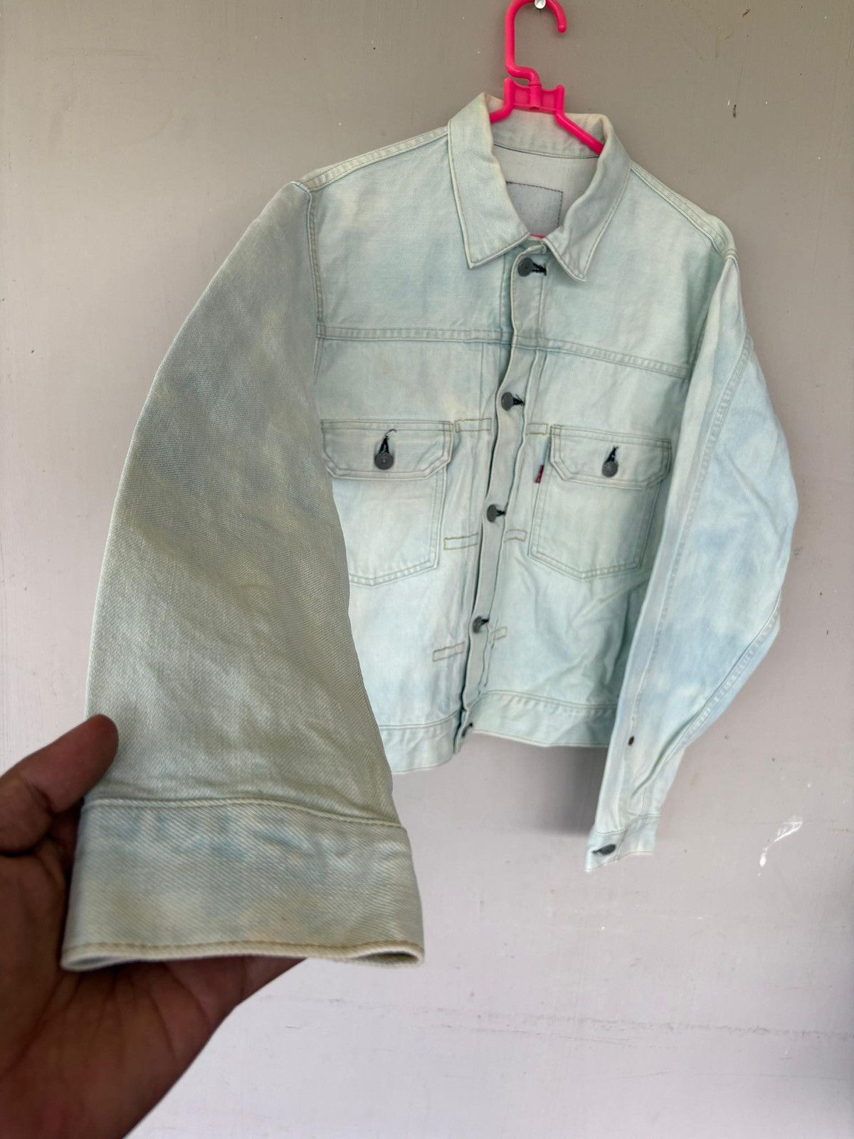 Levi's Vintage Clothing Vintage Levi’s Tracker Denim Jacket Big E Stonewash Design Size US M / EU 48-50 / 2 - 2 Thumbnail