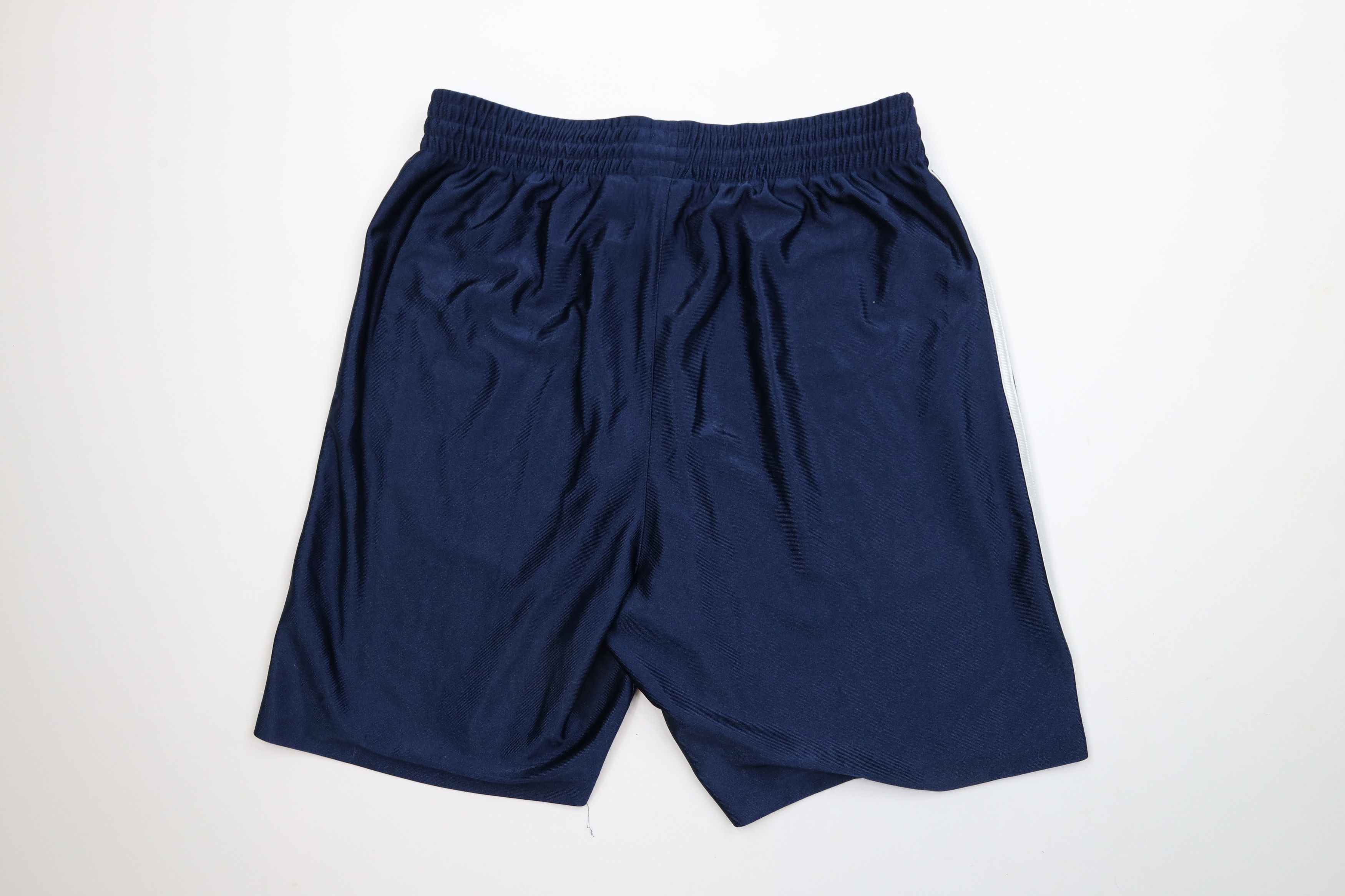 Adidas × Vintage Vintage Adidas Striped Gym Basketball Shorts Blue Polyester Size US 32 / EU 48 - 9 Thumbnail