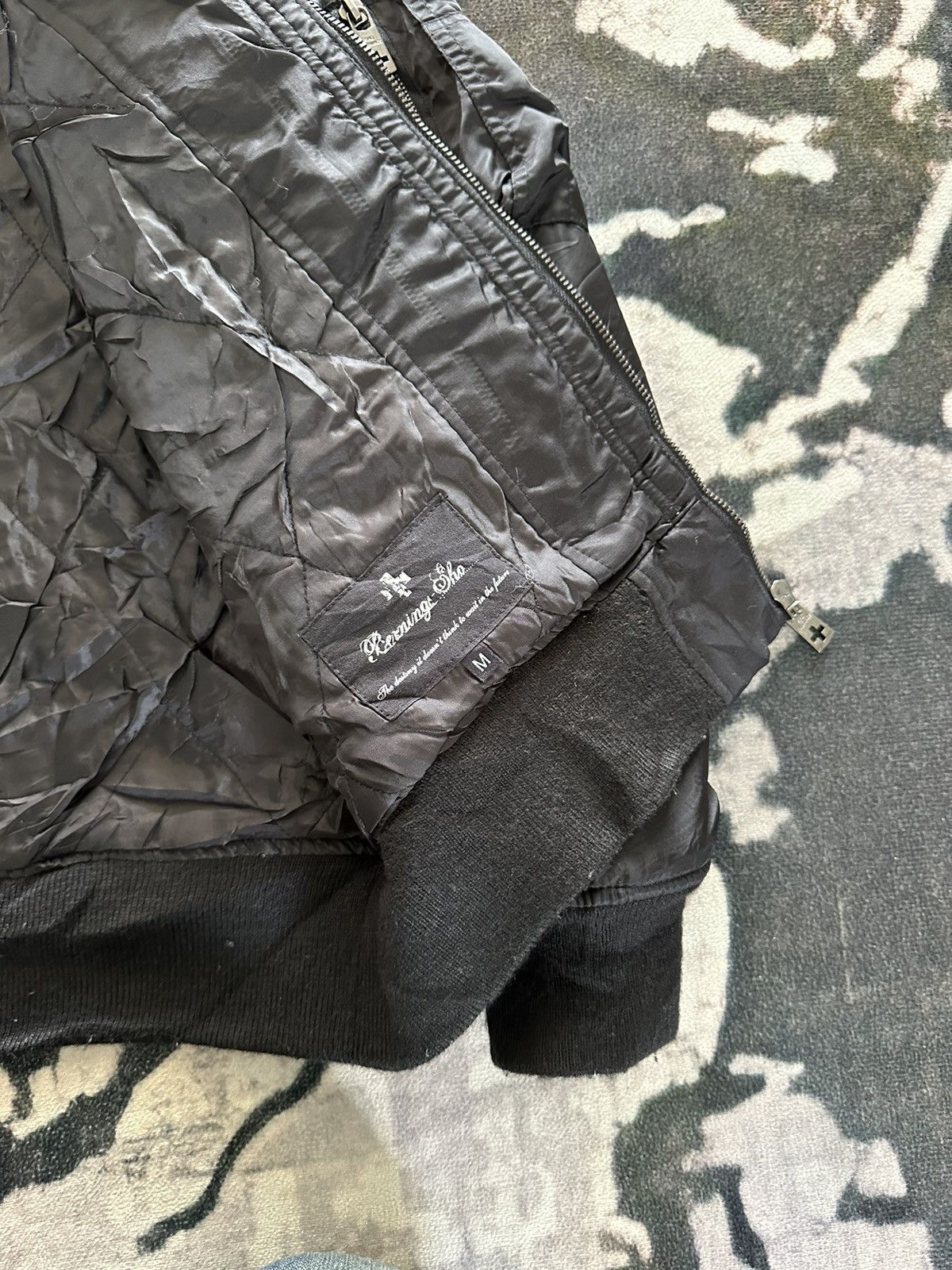 BERNINGS SHO 00’s Berning Sho punk bomber zipper jacket Size US M / EU 48-50 / 2 - 11 Thumbnail