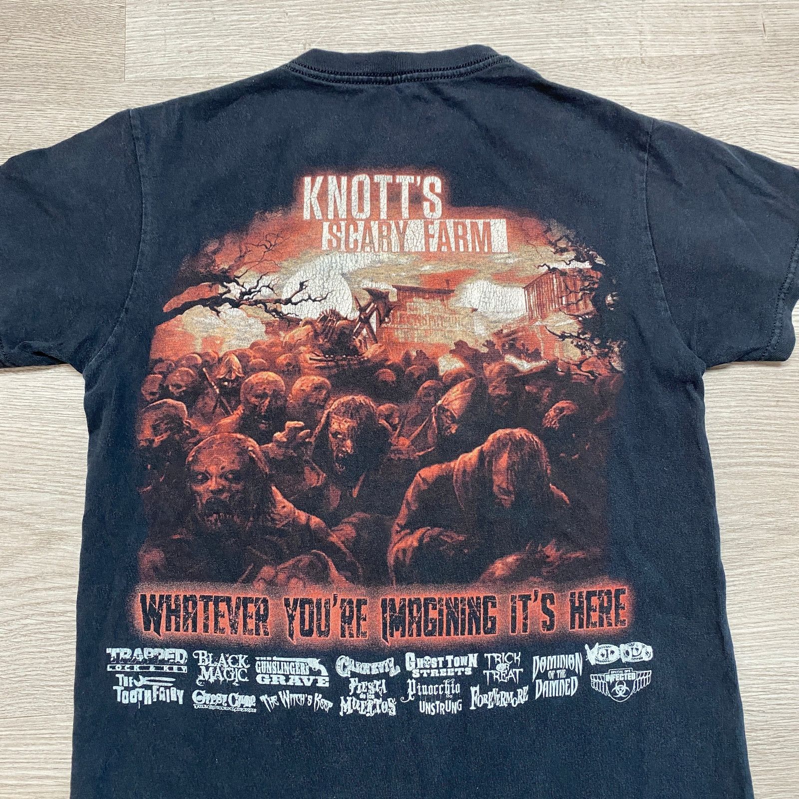 Delta × Expert Horror Knotts Scary Farm 2014 Horror Maze T Shirt Small Halloween Size US S / EU 44-46 / 1 - 3 Thumbnail