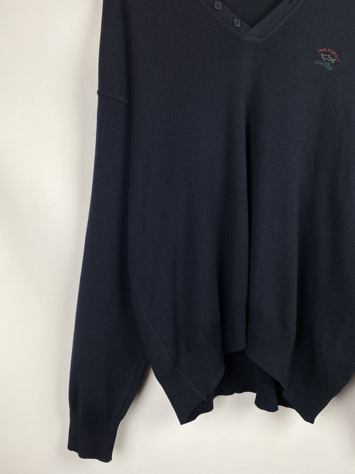 Paul & Shark Paul Shark vintage wool v-neck sweater pullover size 3XL Size US XXL / EU 58 / 5 - 6 Thumbnail