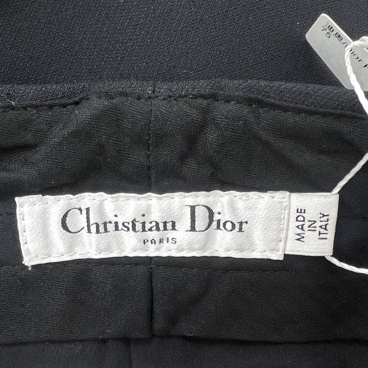 Dior Dior Black Wool Wrap Skort with CD Buckle K26WX Size 25" / US 0 / IT 36 - 5 Thumbnail