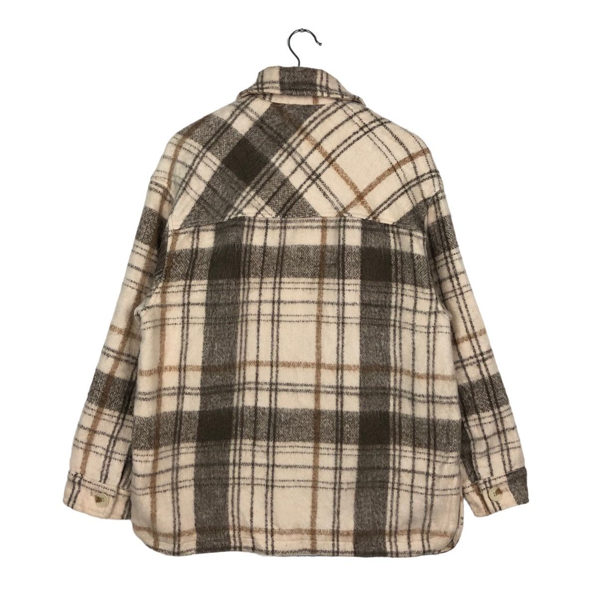 Flannel VINTAGE WOOL FLANNEL JACKET TARTAN DESIGN ZARA Size US M / EU 48-50 / 2 - 7 Thumbnail