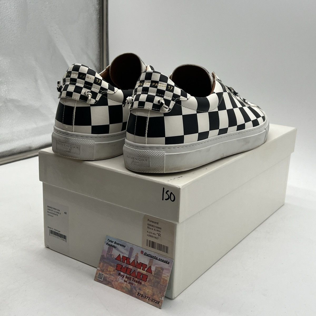 Givenchy Givenchy Men Shoes Sneakers Black Whit Size US 10 / EU 43 - 5 Thumbnail
