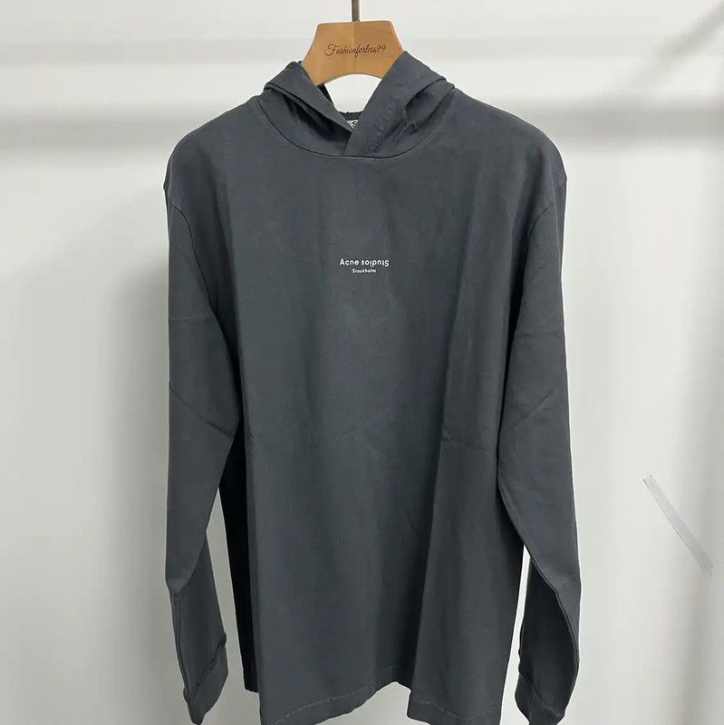 Acne Studios Acne Studios Women's Gray Cotton Hoodie Size XXS / US 00 / IT 34 - 1 Thumbnail