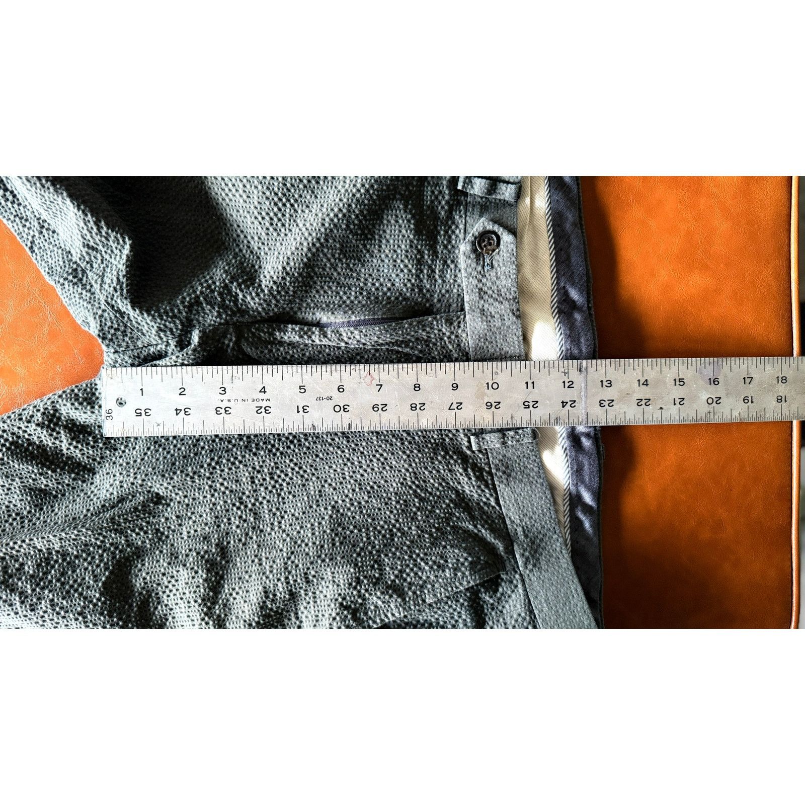 Todd Snyder Todd Snyder Italian Seersucker Sutton Trouser 34x30 Size US 34 / EU 50 - 10 Thumbnail