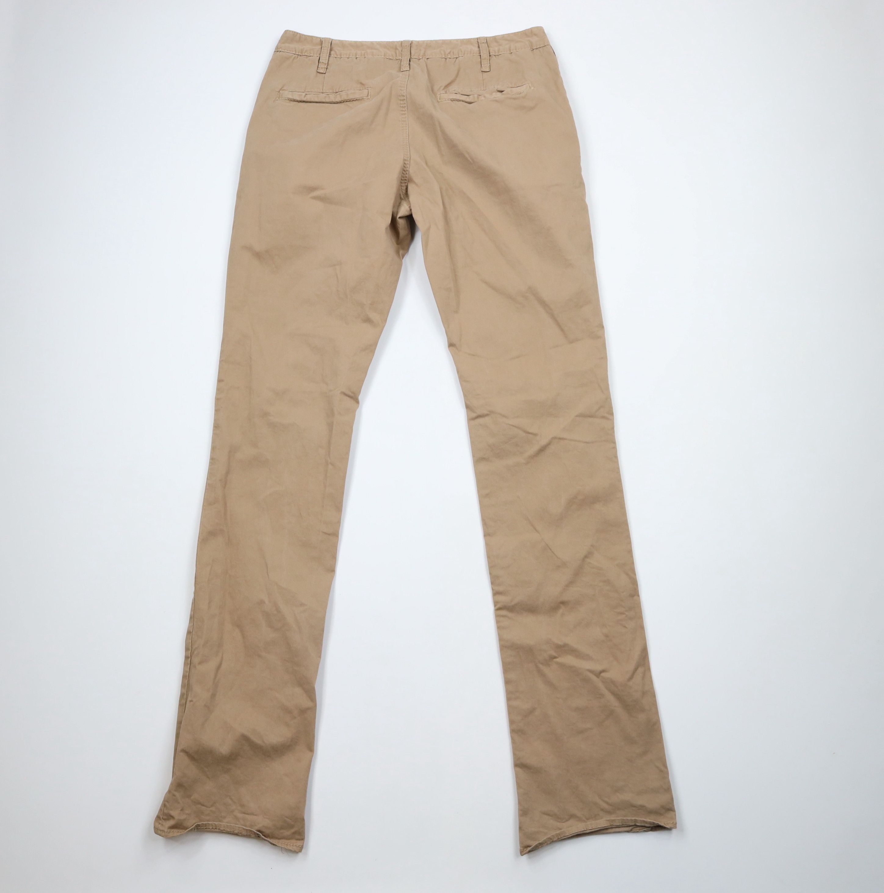 Vintage Buckle BKE Casuals Straight Leg Stretch Chino Pants Beige Size US 34 / EU 50 - 9 Thumbnail