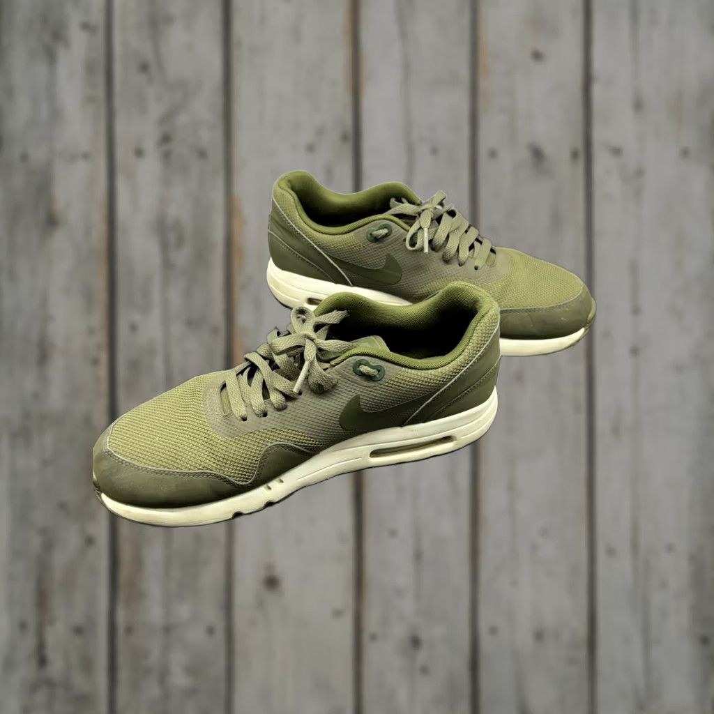 Nike Nike Air Max 1 Ultra 2.0 Essential Sneaker Mens 9.5 Medium Olive Green Running Size US 10 / EU 43 - 1 Thumbnail