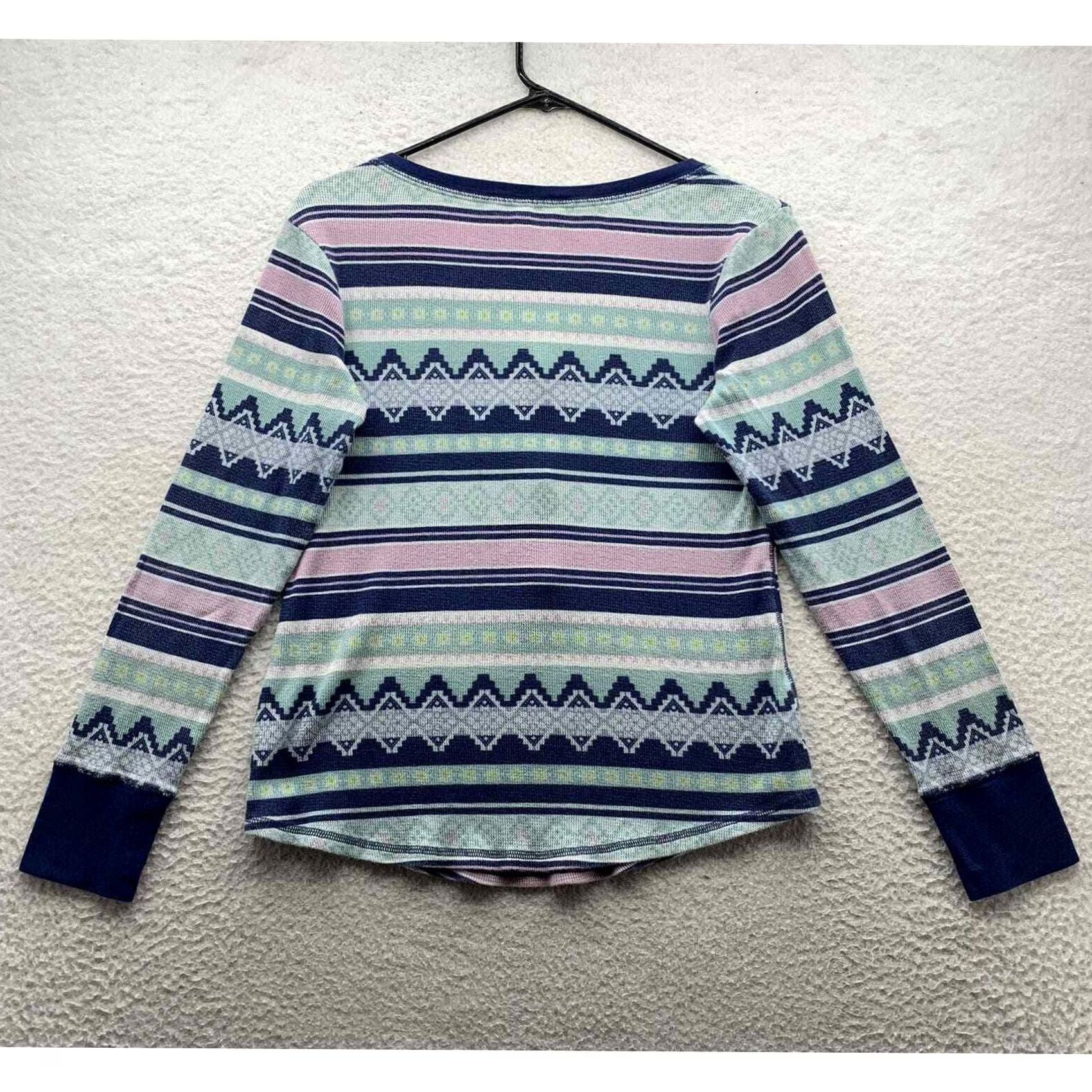 Victoria's Secret Victoria's Secret Sweater Shirt Womens M Lightweight Fairisle Scoopneck Size M / US 6-8 / IT 42-44 - 5 Thumbnail