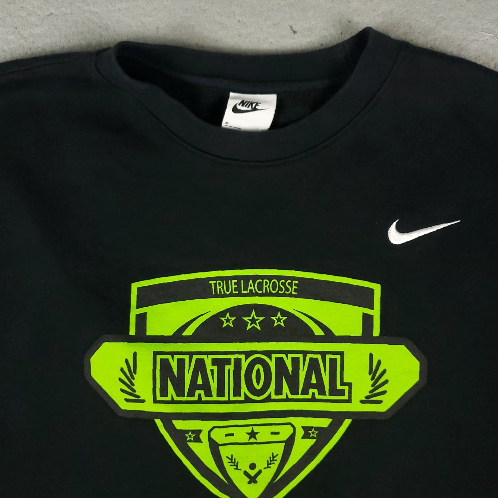 Nike Nike Sweater Mens Medium Black Swoosh Pullover Knit Shirt? Size US M / EU 48-50 / 2 - 2 Thumbnail