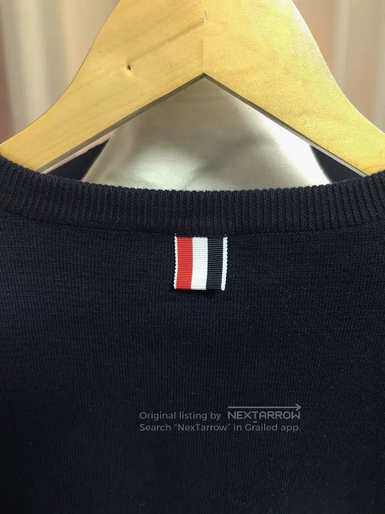 Thom Browne Thom Browne Patch Knit Sweater Size US L / EU 52-54 / 3 - 8 Thumbnail