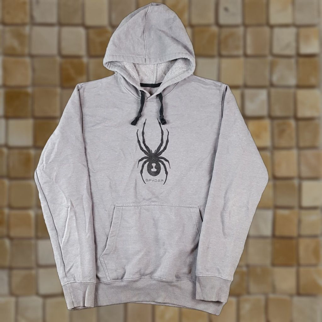 Spyder VINTAGE Spyder Hoodie Men's Size M Gray Pullover Sweatshirt Logo Outerwear Size US M / EU 48-50 / 2 - 1 Thumbnail