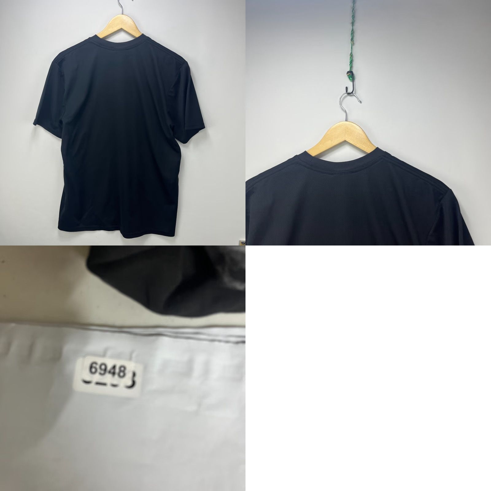Nike VINTAGE Nike Mini Swoosh Essential T-Shirt Jersey Style Large Men T-Shirt Black Canada Size US L / EU 52-54 / 3 - 8 Thumbnail