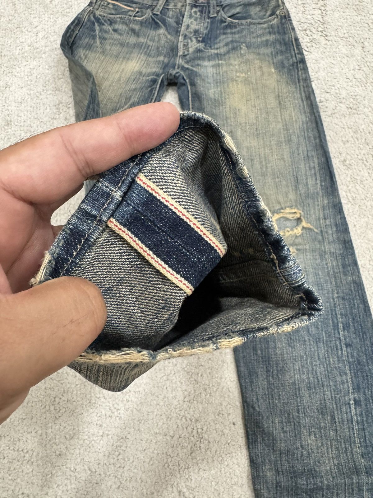 American Eagle Outfitters Rusty‼️ American Eagle Selvedge Denim (23-001) Size US 30 / EU 46 - 10 Thumbnail