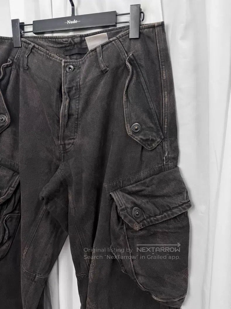 Julius Julius Size 3 08AW distressed cargo cropped pants| Size US 30 / EU 46 - 2 Thumbnail
