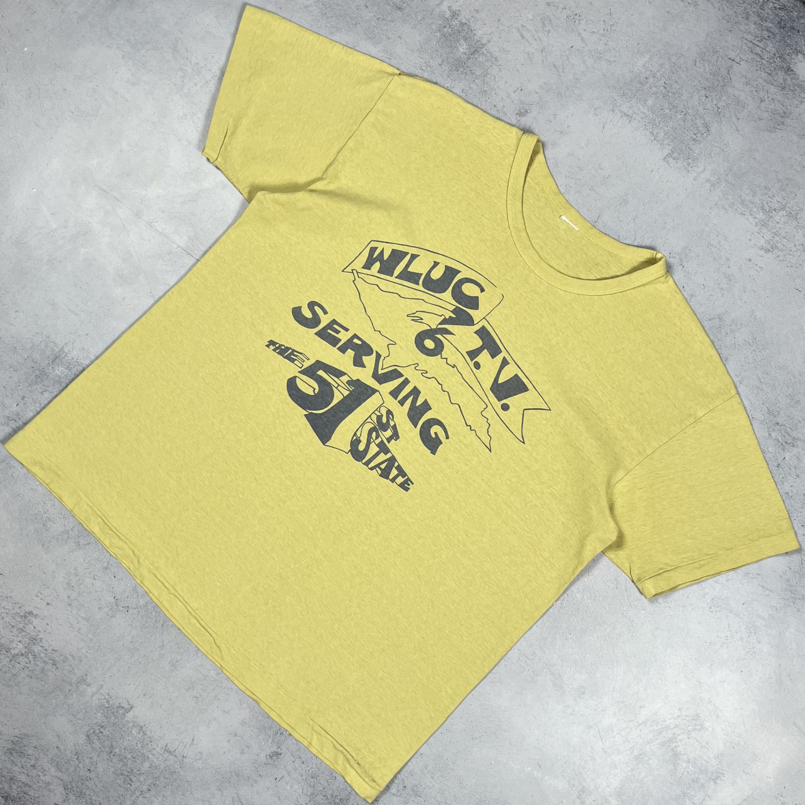 Warehouse & Co. Warehouse & Co. WLUK T.V. Big logo T Shirt SS22 Size US M / EU 48-50 / 2 - 1 Thumbnail