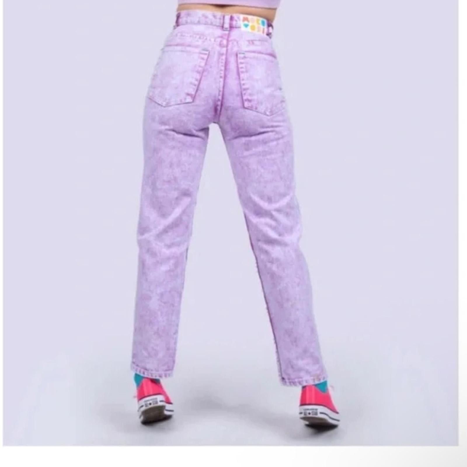 Other Mokuyobi Purple Acid Washed Denim Jeans Size 30" / US 8 / IT 44 - 2 Thumbnail