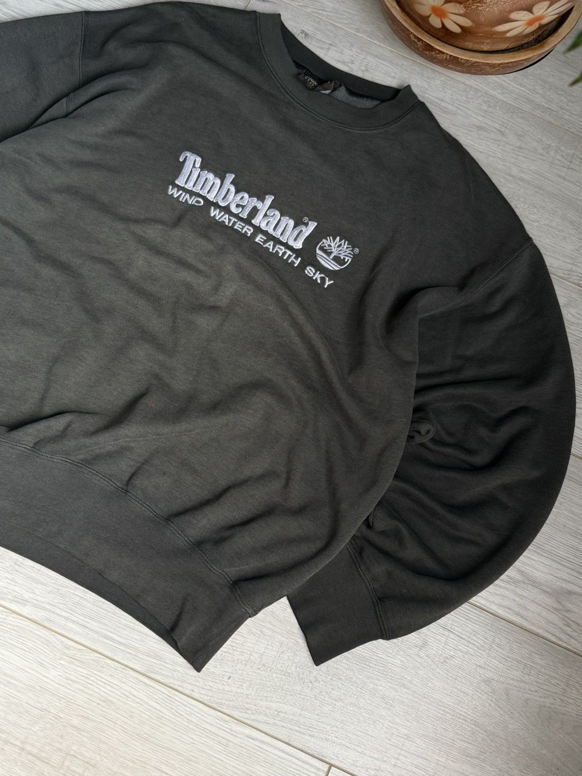 Timberland × Vintage Vintage Timberland Hype Ovesized Sweatshirt 90’s Size US L / EU 52-54 / 3 - 2 Thumbnail