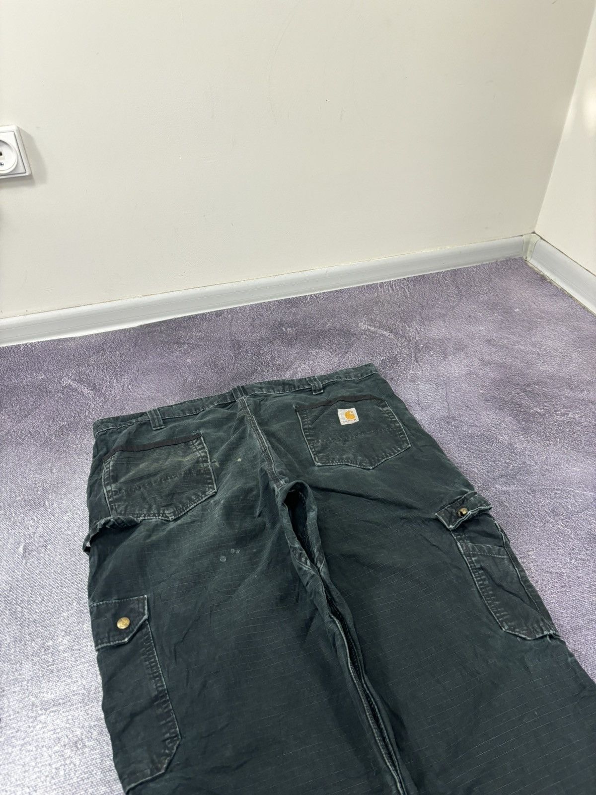 Carhartt Vintage Carhartt USA Dark Green Work Hype Baggy Cargo Pants Size US 40 / EU 56 - 5 Thumbnail