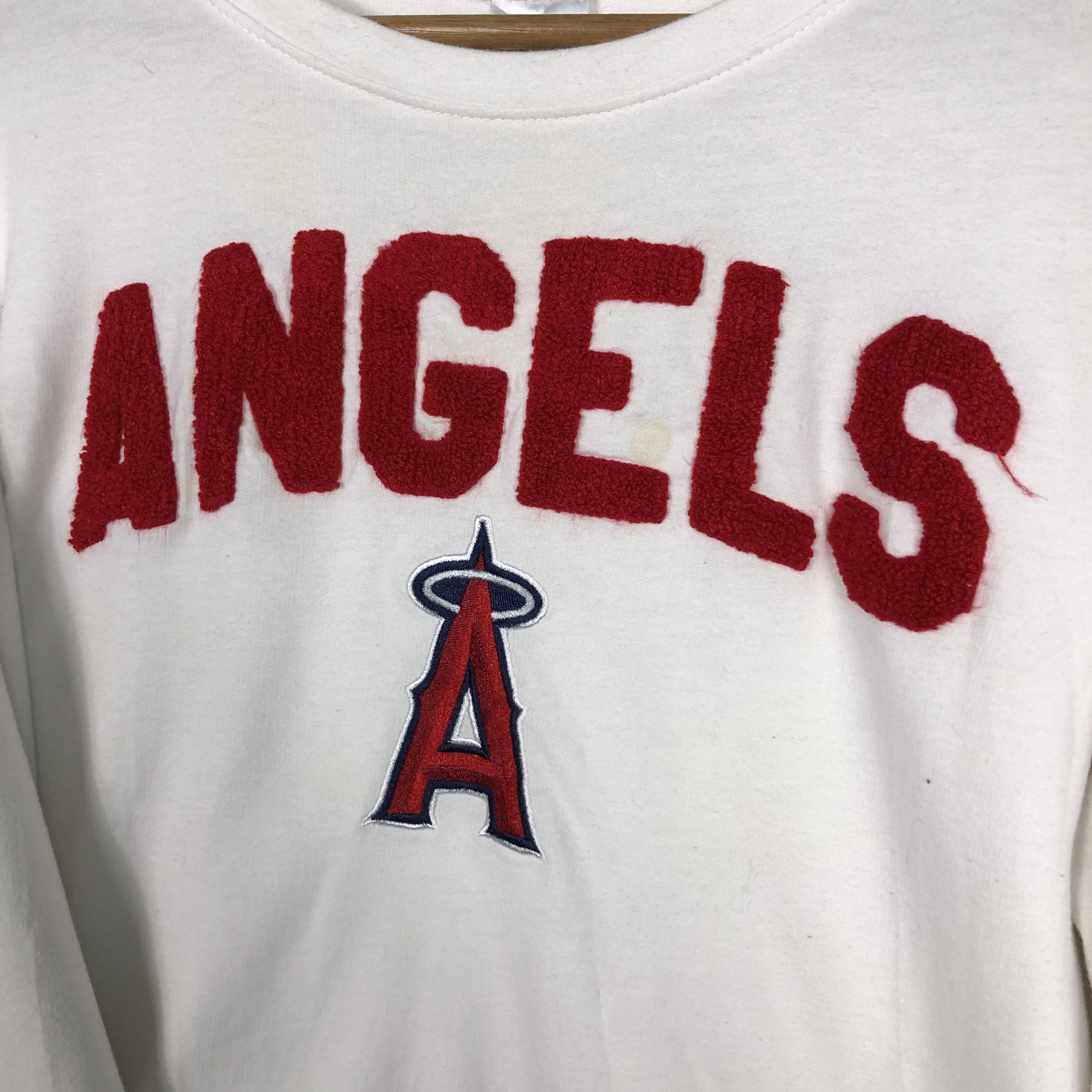 MLB 📌Vintage Sweatshirt Mlb Angles Big Logo Size US XL / EU 56 / 4 - 13 Thumbnail