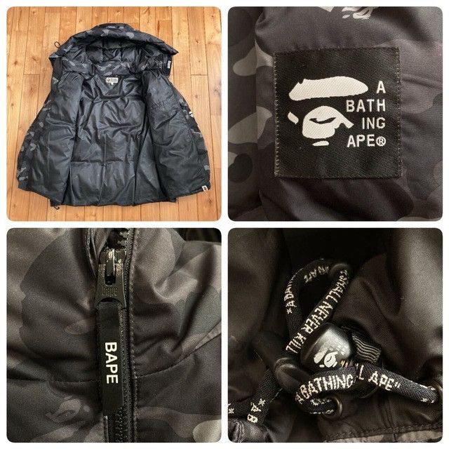 Bape BAPE Black Camo Hoodie Puffer Down Jacket a bathing ape Size US M / EU 48-50 / 2 - 8 Thumbnail