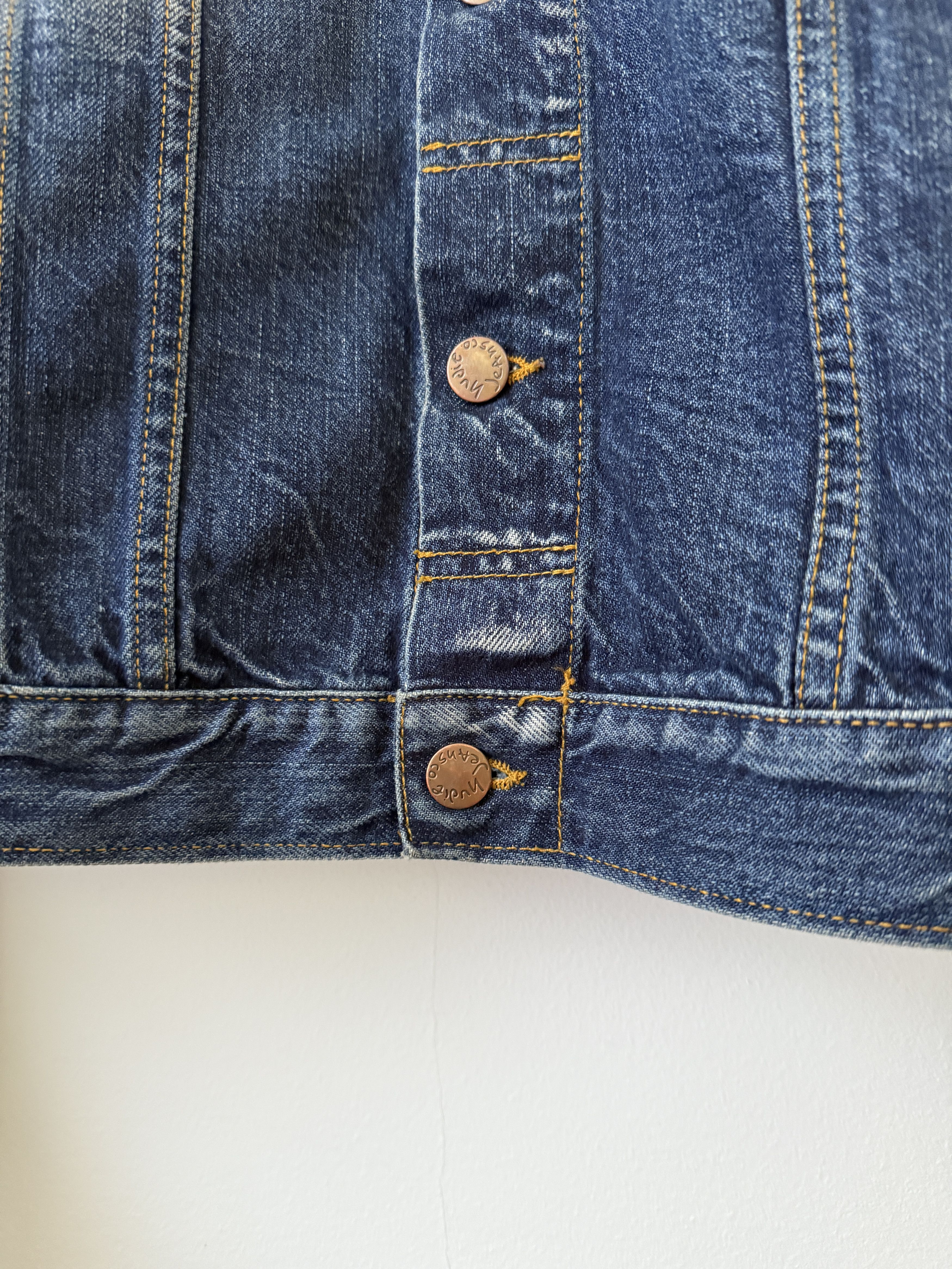 Nudie Jeans Faded Denim Jean Jacket Size US XXL / EU 58 / 5 - 9 Thumbnail