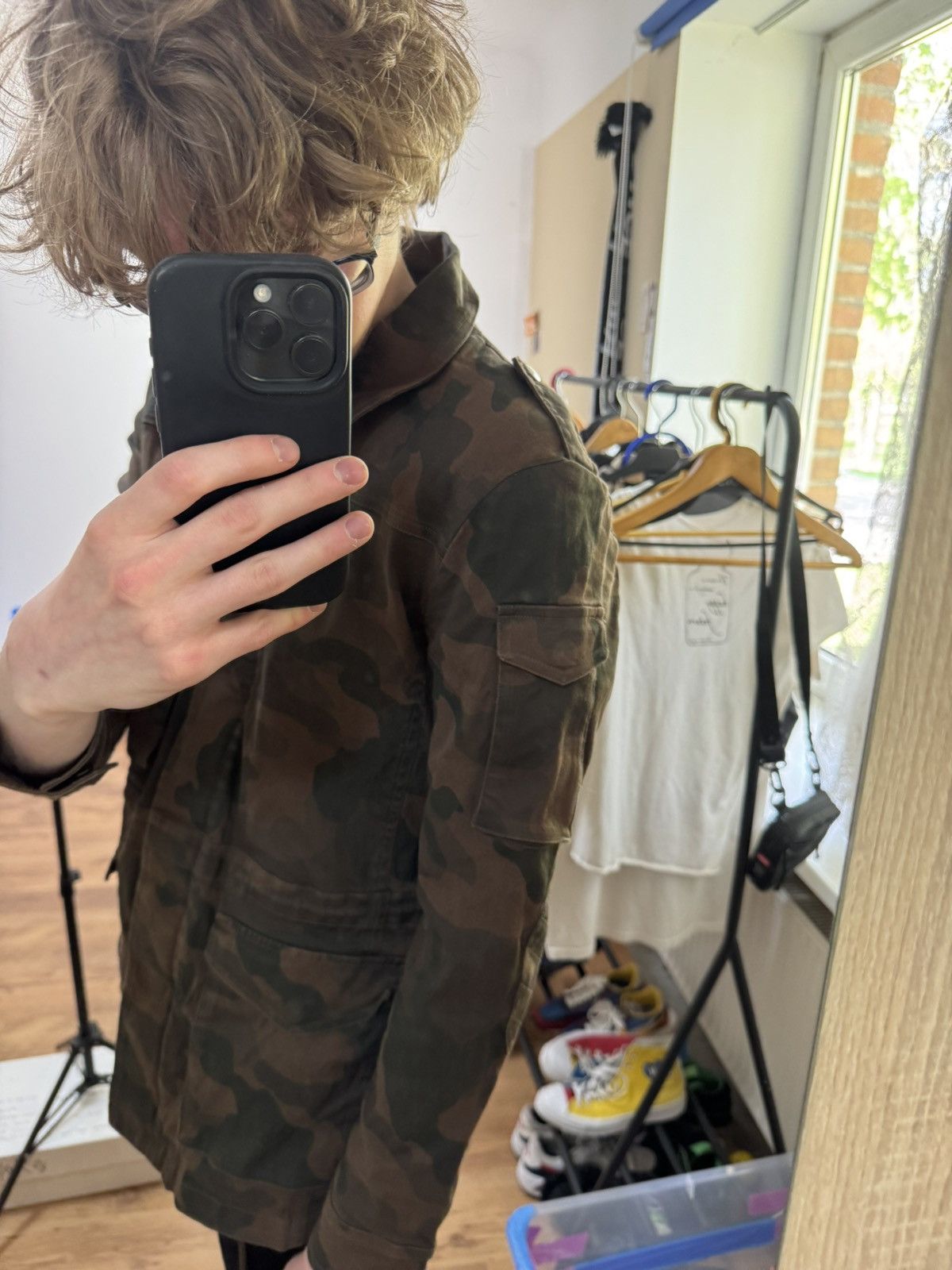 Japanese Brand Military camo cargo multi pocket jacket Avan Garde Japanese Size US S / EU 44-46 / 1 - 18 Thumbnail