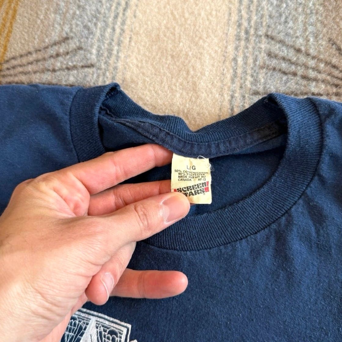 Vintage VINTAGE 80s Alpine Air Show Planes Airplane T-Shirt Size Medium Made In USA Blue Crew Neck Short Sleeve Men M Size US M / EU 48-50 / 2 - 2 Thumbnail