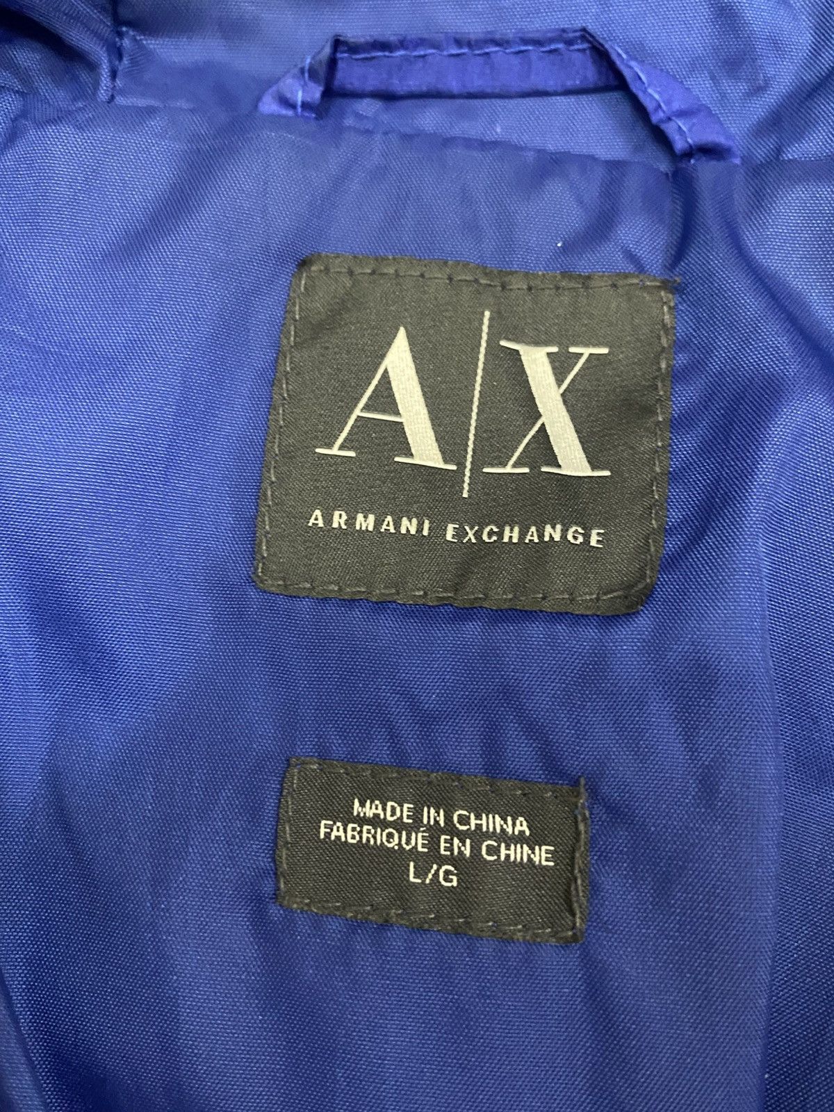 Armani Exchange Armani Exchange Down Jacket Blue Size US L / EU 52-54 / 3 - 10 Thumbnail
