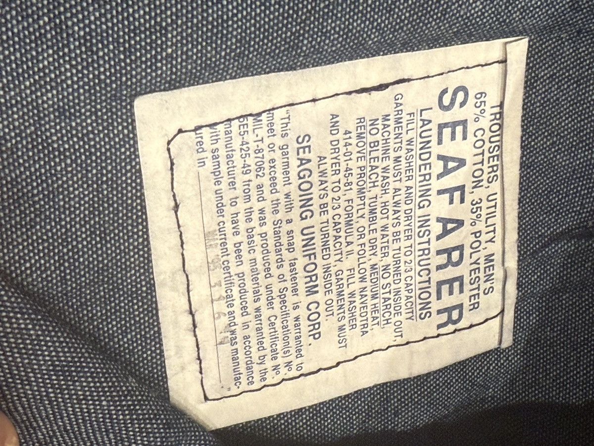 Vintage 1990s Seafarer Bootcut Front Pocket Work Jeans Size US 30 / EU 46 - 7 Thumbnail
